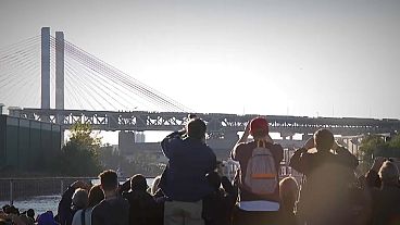 بالفيديو : هدم جسر كوسيوسكو النيويوركي العتيق