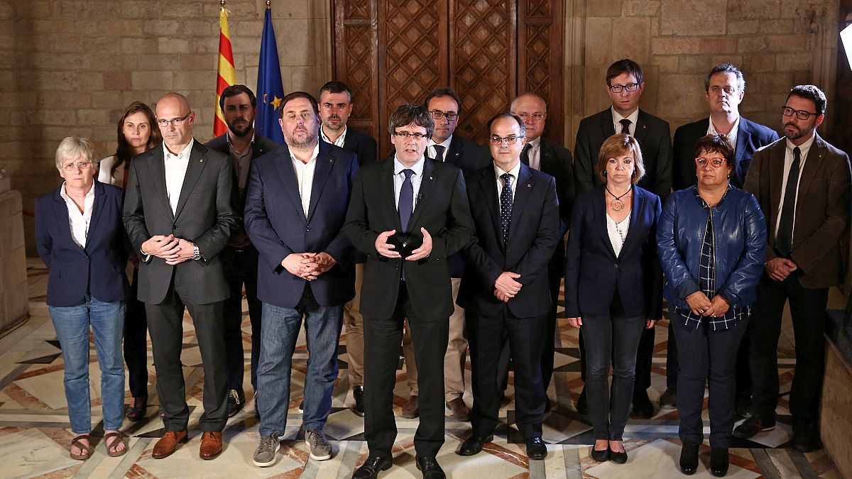 "Ganhámos o direito a decidir o próprio futuro" garantiu Puigdemont