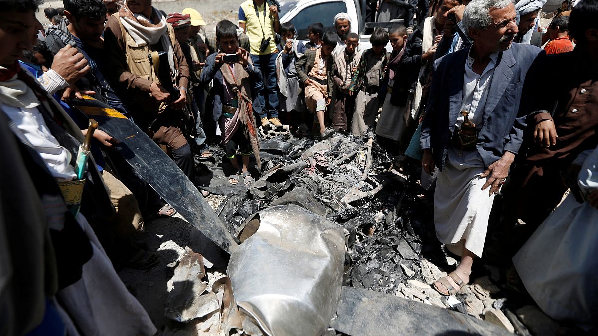 الحوثيون يسقطون طائرة أمريكية بدون طيار في صنعاء