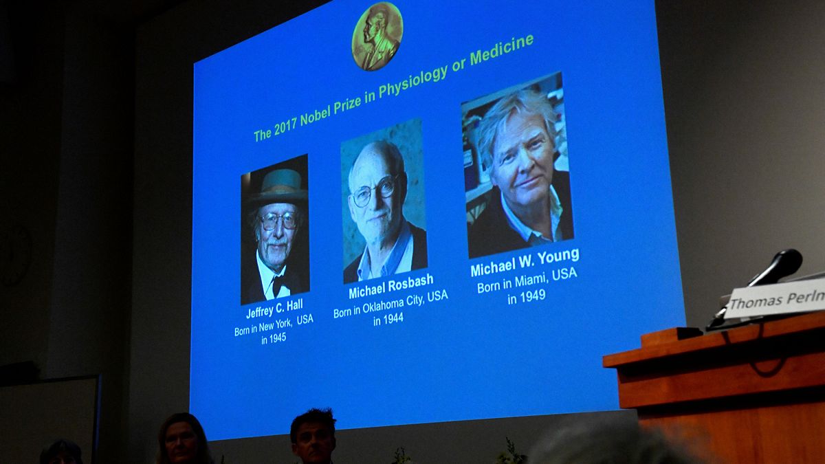 برندگان نوبل فیزیولوژی و پزشکی سال ۲۰۱۷ میلادی اعلام شدند