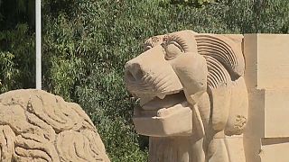 El León de Palmira renace de entre las ruinas