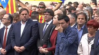 Catalan leaders denounce referendum violence