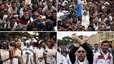 [Photos] Ethiopia's Oromos celebrate, protest, mourn at Irreecha 2017