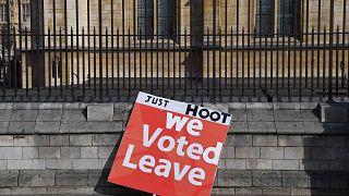 Image: A pro-Brexit placard