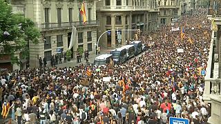 Generalstreik und Demos in Katalonien