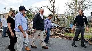 Donald Trumpot nem látták szívesen Puerto Rico szigetén