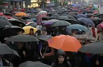 A nők jogaiért tüntettek Varsóban