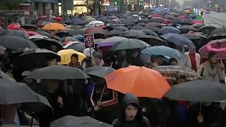 A nők jogaiért tüntettek Varsóban