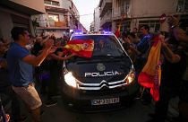 پلیس اسپانیا با معترضان و اعتصاب‌کنندگان در کاتالونیا درگیر شد