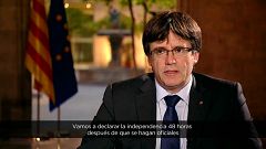 Puigdemont: cada error del Gobierno nos da más fuerza