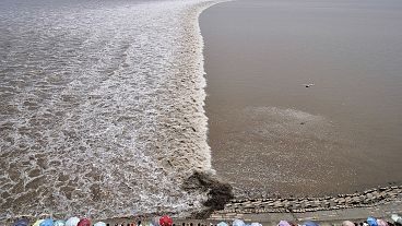 امواج مسحورکننده یک رودخانه در چین