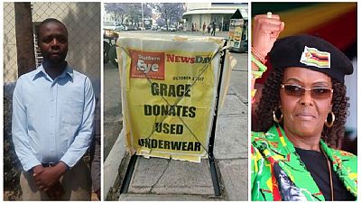 Grace Mugabe 'underwear donation' journalist released on $200 bail