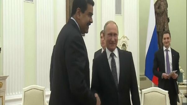 Maduro y Putin escenifican su buena sintonía Maduro y Putin escenifican su buena sintonía
