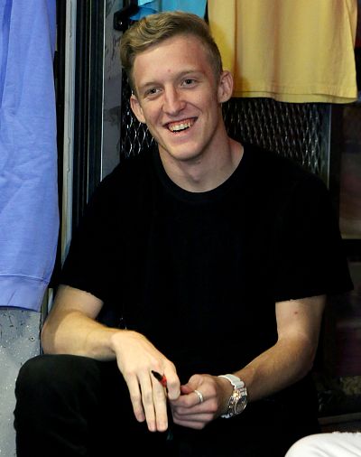 Professional Fortnite player Tfue at an appearance during SneakerCon in Florida on Feb. 2, 2019.