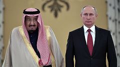 ملک سلمان در دیدار با پوتین خواهان توقف مداخلات ایران در خاورمیانه شد