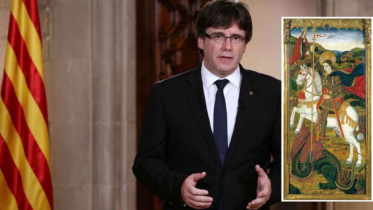 Catalogne : le décor derrière le président (suite)