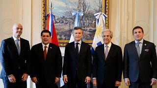 Argentina, Uruguay y Paraguay presentan candidatura conjunta para el Mundial 2030