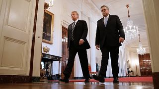 Image: President Donald Trump and Attorney General William Barr