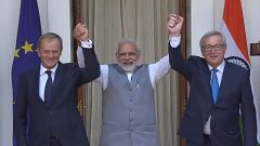 EU, India strengthen ties in security, trade