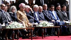 مراسم تشییع جنازه جلال طالبانی در سلیمانیه برگزار شد
