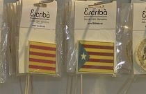 Barcelona patisserie selling cakes with pictures of police chief
