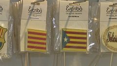Barcelona patisserie selling cakes with pictures of police chief