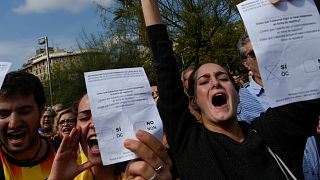 Cómo el accidentado referéndum de Cataluña esquivó a la policía