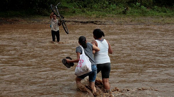 Nate deixa rasto de destruição na Nicarágua Nate deixa rasto de destruição na Nicarágua