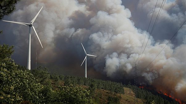 Várias frentes ativas em incêndios do centro do país Várias frentes ativas em incêndios do centro do país