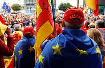 "We want to remain in Spain" say unity protesters
