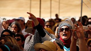 Israeli and Palestinian women hold peace march