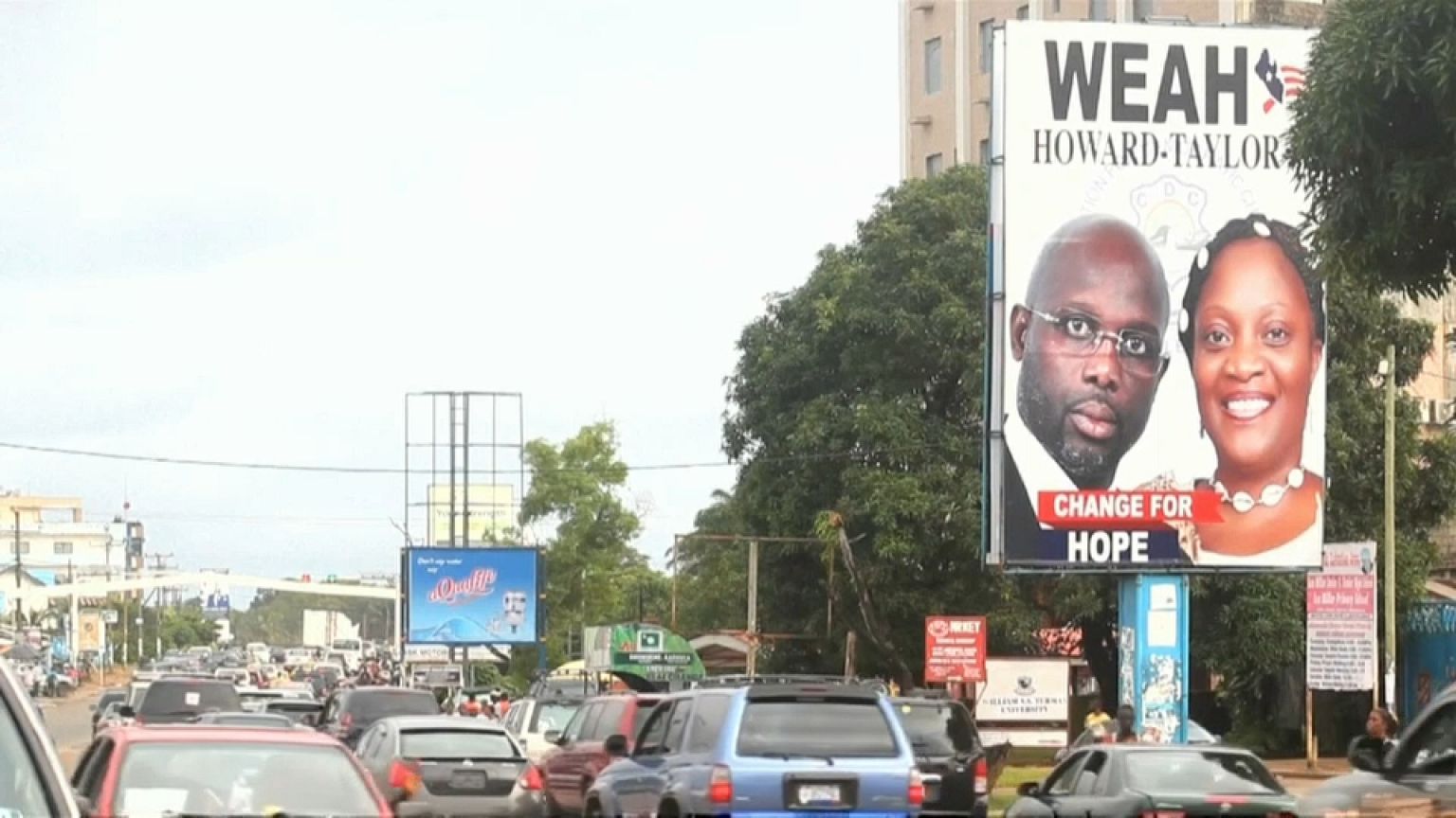 Liberia al voto, candidato anche Weah