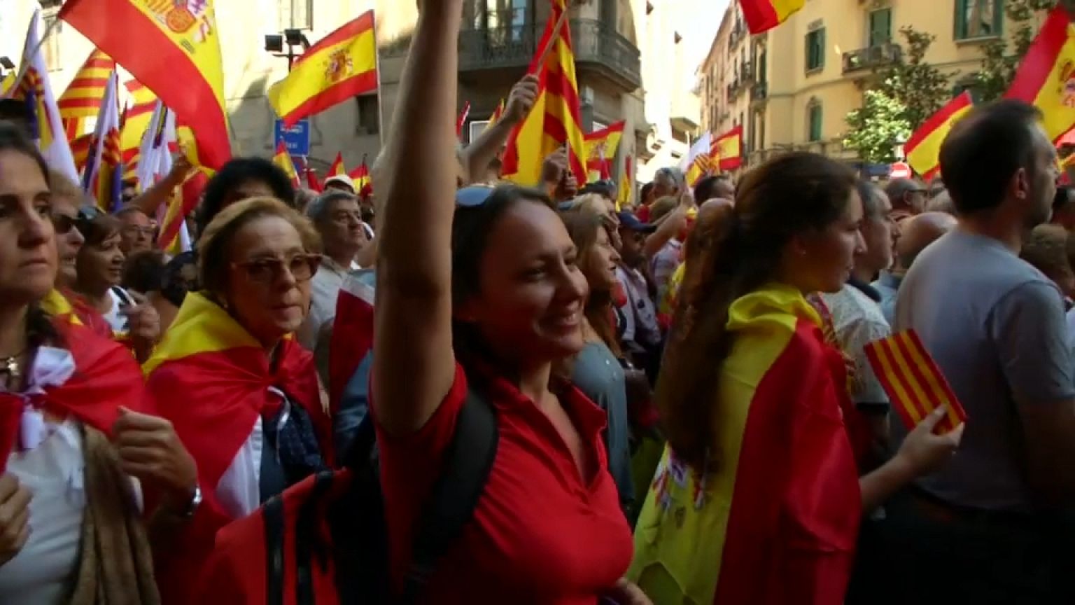 From Madrid to Barcelona: following the journey of one pro-unity protester