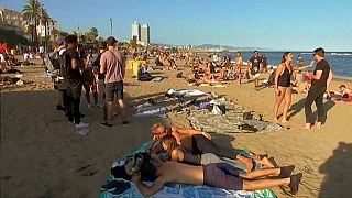 Pragmatismo y tranquilidad de los turistas en Barcelona