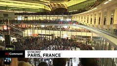 Paris'te "Nuit Blanche" dansçıları