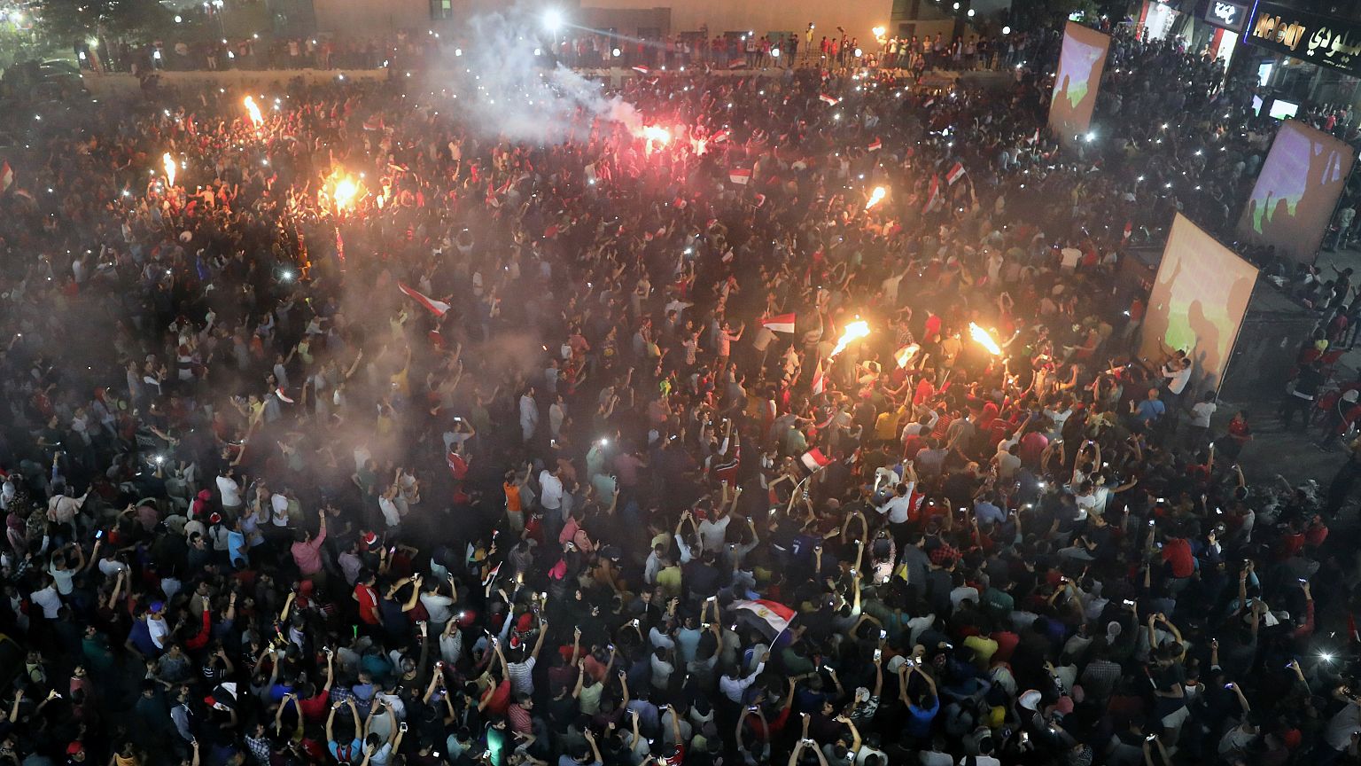 منتخب مصر يحجز مقعدا في نهائيات كأس العالم في روسيا