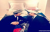 Harter Mann, weiches Bett: Berlusconi schenkt Putin Satin-Bettwäsche zum Geburtstag