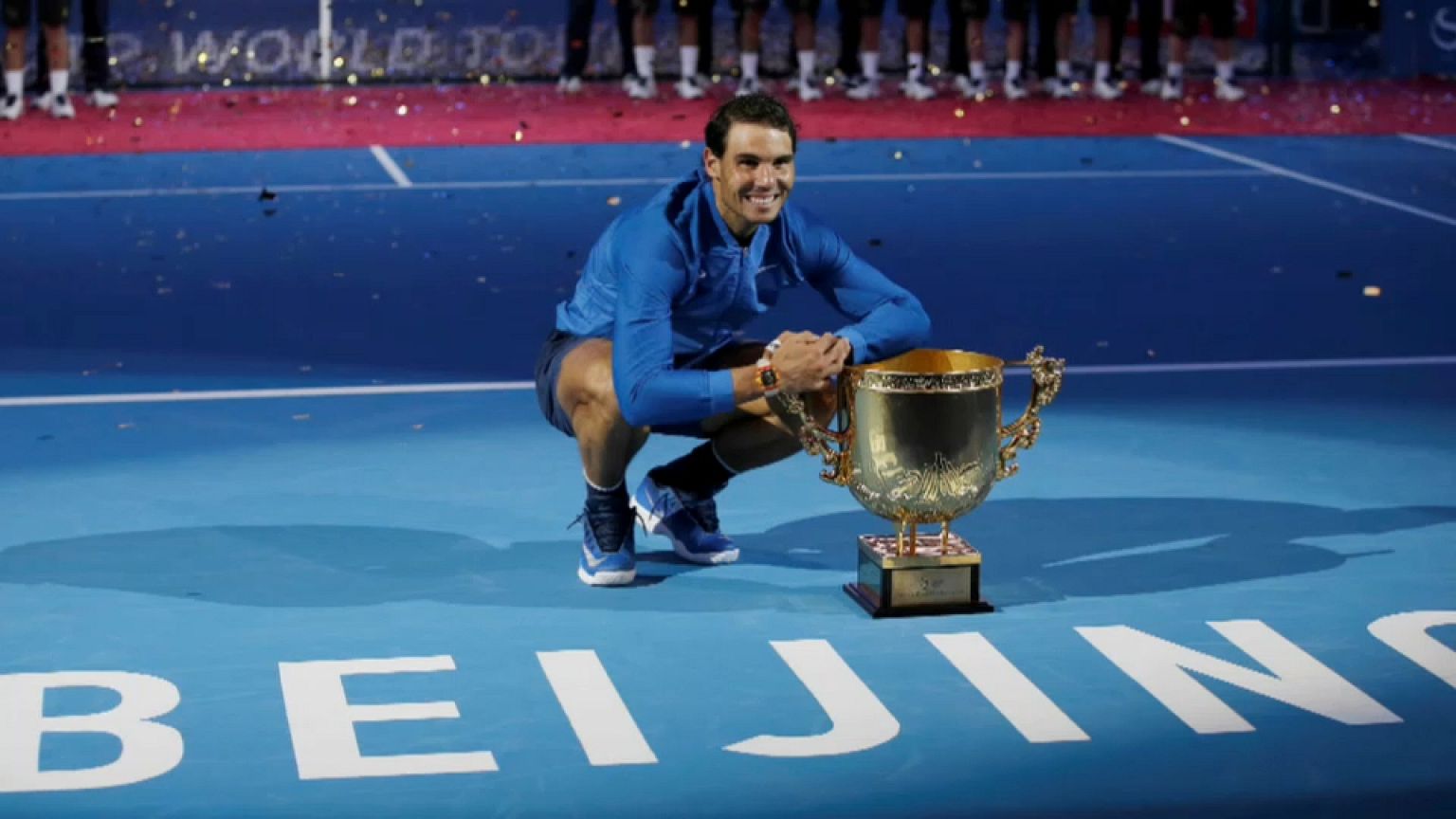 Nadal lanzado tras conquistar Pekín