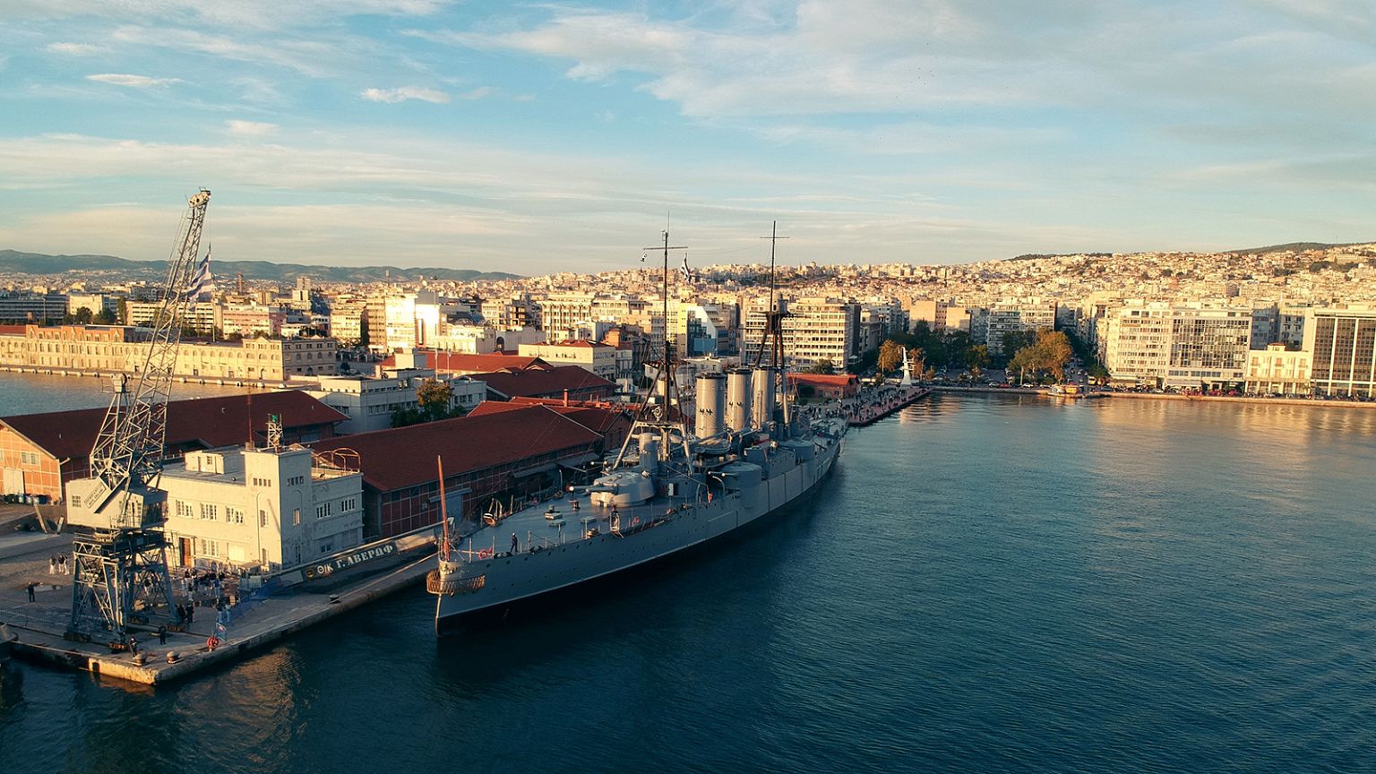 Το θρυλικό «Θωρηκτό Αβέρωφ» στη Θεσσαλονίκη