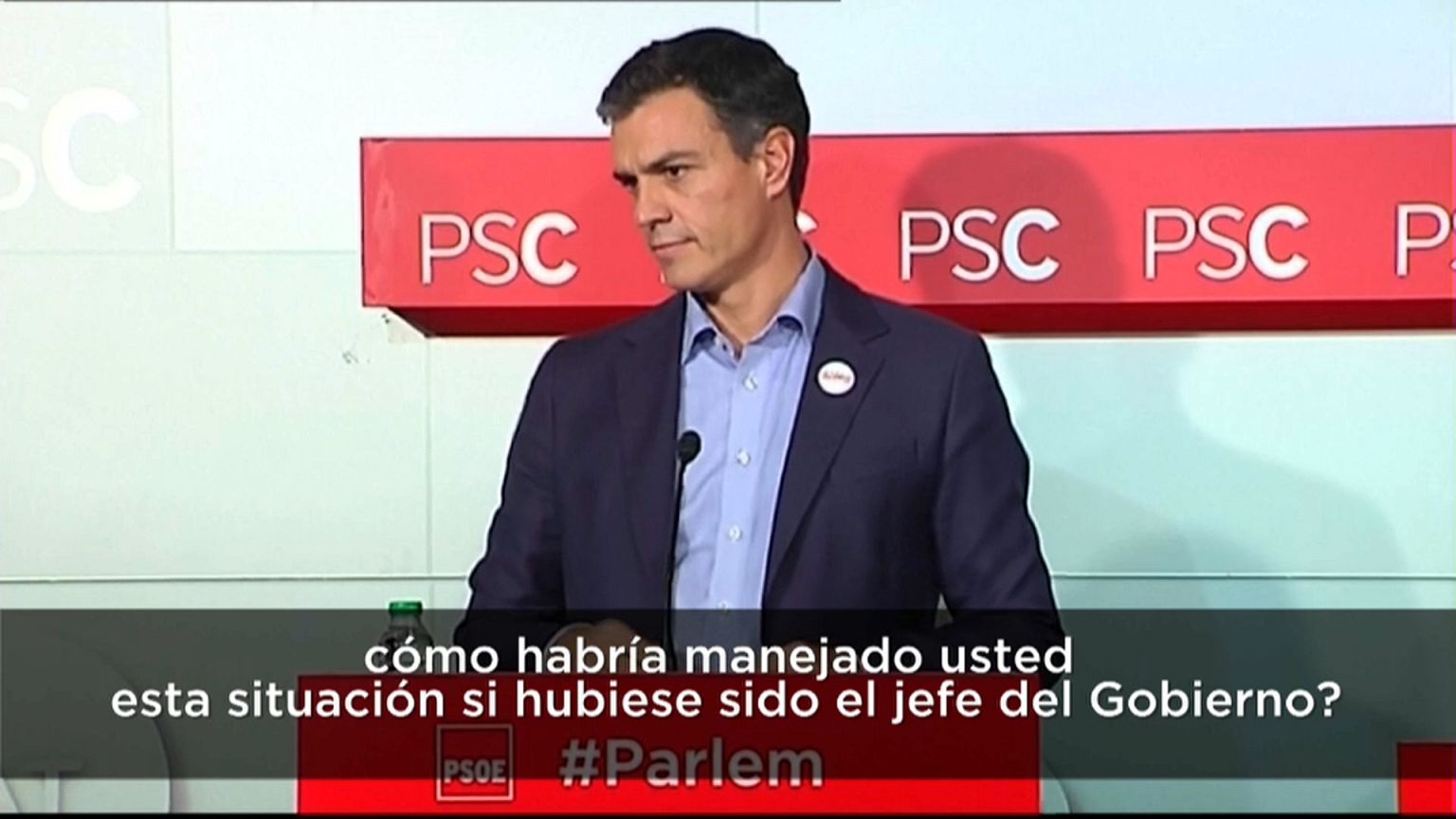 How would Sánchez have handled the Catalan crisis if he was prime minister?