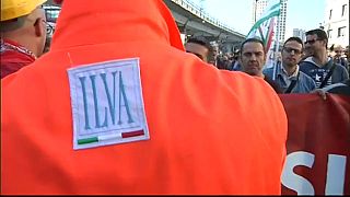 Les salariés d'Ilva en grève contre ArcelorMittal