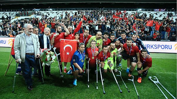 Ampute Milli Futbol Takımı Avrupa Şampiyonu oldu Ampute Milli Futbol Takımı Avrupa Şampiyonu oldu