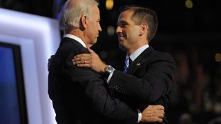 Image: Joe Biden, left, a Democratic senator from Delaware and vice