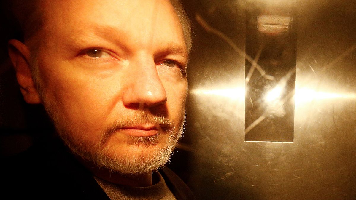 Image: WikiLeaks founder Julian Assange leaves Southwark Crown Court after 