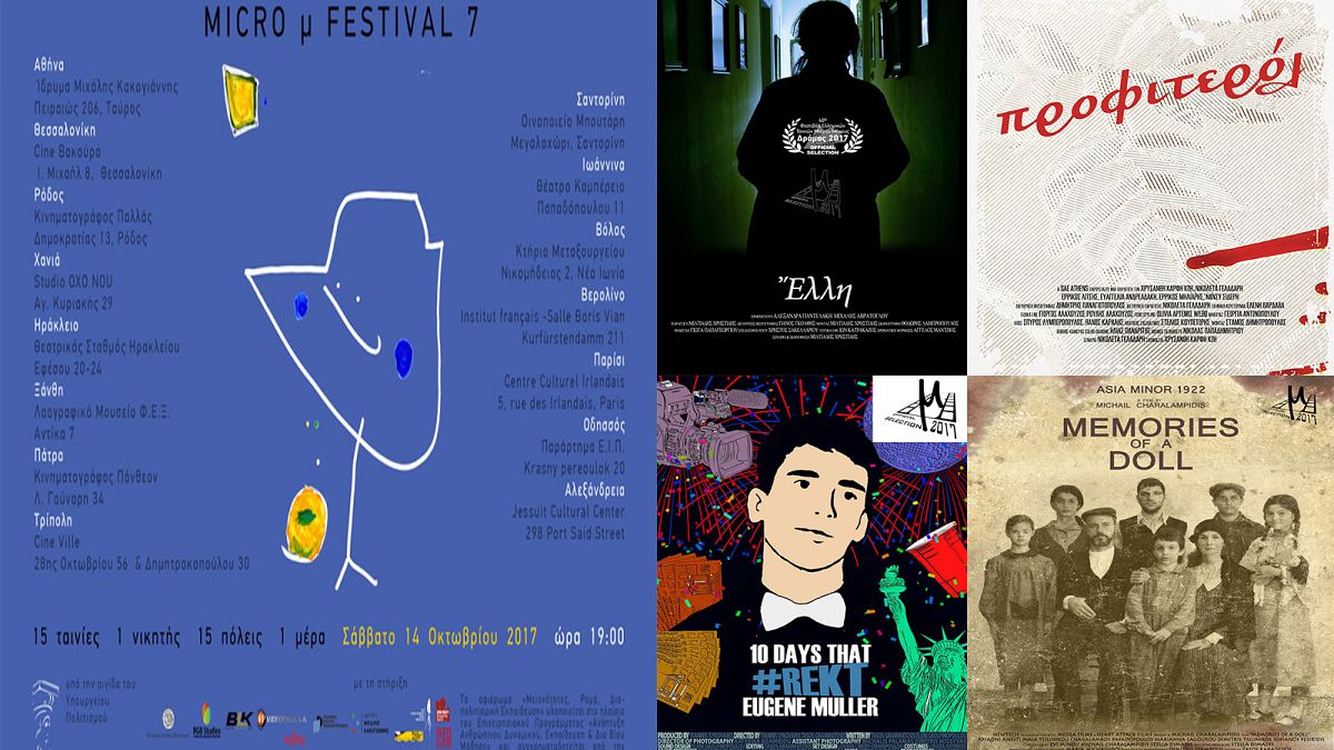 Το MICRO μ Film Festival σε 15 πόλεις