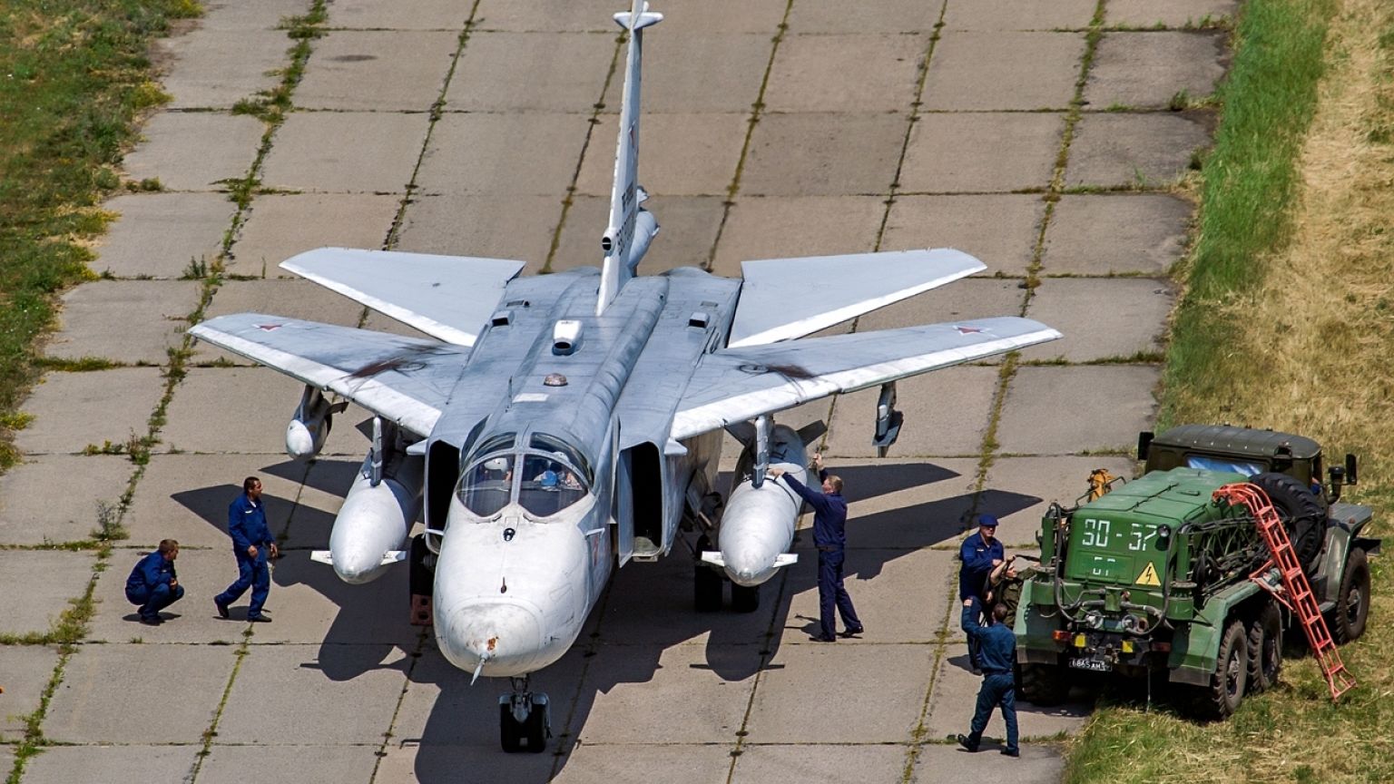 В Сирии разбился российский бомбардировщик