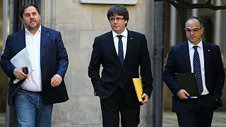The EU has repeated its call for dialogue between all concerned parties in Catalan crisis ahead of potential declaration of independence by Catalan leader at 18:00 CET