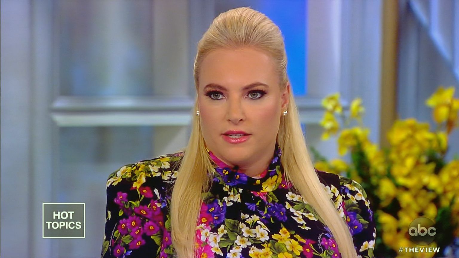 Meghan McCain reacts to a White House directive