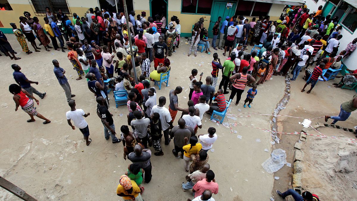 Szavazatszámlálás Libériában