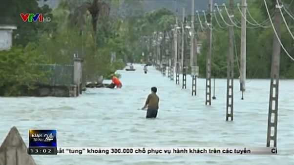 Teile von Vietnam unter Wasser Teile von Vietnam unter Wasser